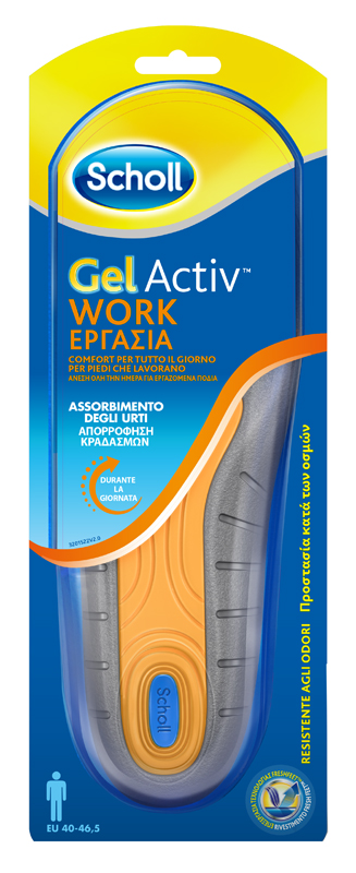SCHOLL GEL ACTIV WORK UOMO - goldeneffe.it