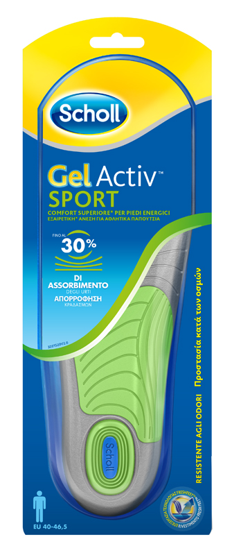 SCHOLL GEL ACTIV SPORT UOMO - goldeneffe.it