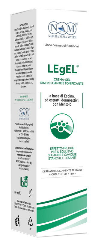 LEGEL CREMA-GEL RIFRESCANTE E TONIFICANTE PER GAMBE 150 ML - goldeneffe.it