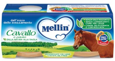 MELLIN OMOGENEIZZATO CAVALLO E PATATE 2 X 80 G - goldeneffe.it