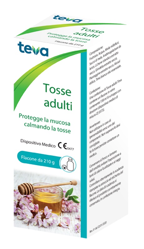 TOSSE ADULTI TEVA SCIROPPO 210 G - goldeneffe.it