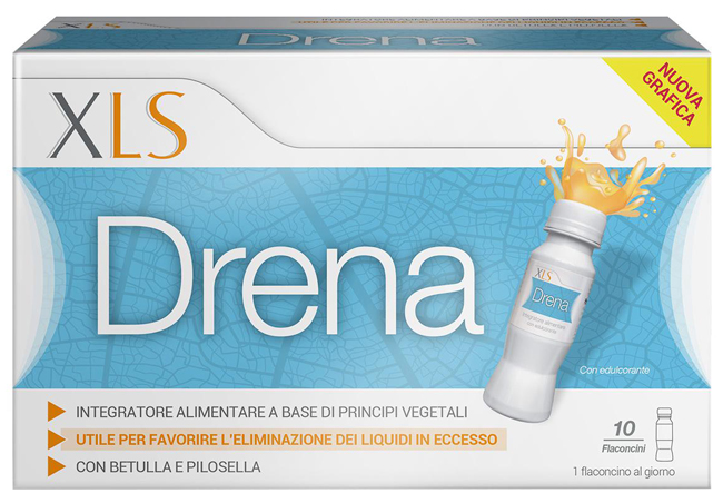 XLS DRENA 10 FLACONCINI X 10 ML - goldeneffe.it