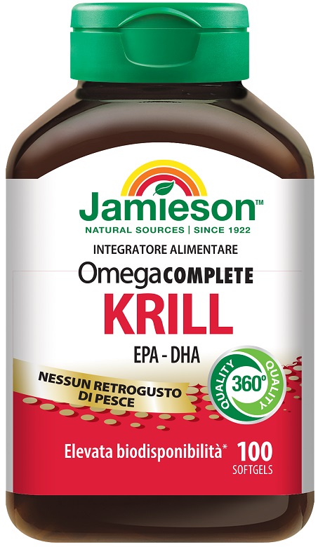 JAMIESON OMEGA COMPLETE PURE KRILL OIL 100 PERLE - goldeneffe.it