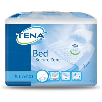 TRAVERSA PER INCONTINENZA TENA BED PLUS RIMBOCCABILE 80X180 CM PLUS 20 PEZZI - goldeneffe.it