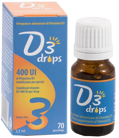 D3 DROPS 400 UI FLACONCINO 2,5 ML - goldeneffe.it