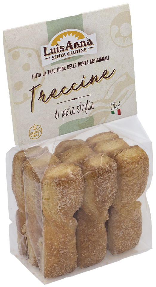 BISCOTTI SFOGLIA TRECCINE 130 G - goldeneffe.it