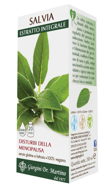 SALVIA ESTRATTO INTEGRALE 200 ML - goldeneffe.it