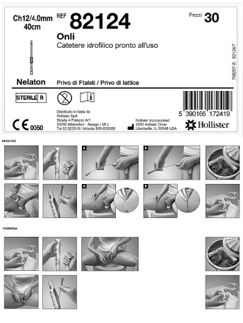 CATETERE IDROFILICO ONLI PRONTO ALL'USO 40 CM CH 12 30 PEZZI - goldeneffe.it