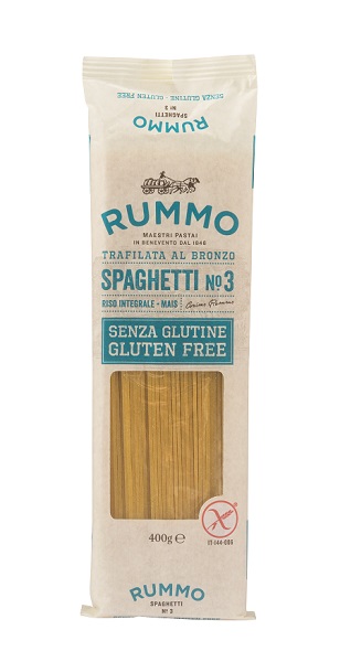 RUMMO SPAGHETTI N3 DI RISO INTEGRALE E MAIS 400 G - goldeneffe.it