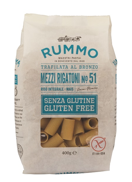 RUMMO MEZZI RIGATONI N51 DI RISO INTEGRALE E MAIS 400 G - goldeneffe.it