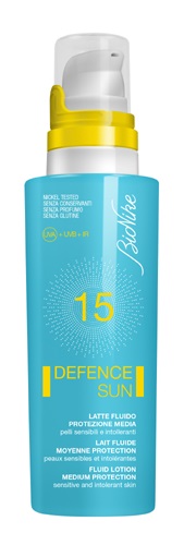 DEFENCE SUN 15 LATTE FLUIDO PROTEZIONE MEDIA 125 ML - goldeneffe.it