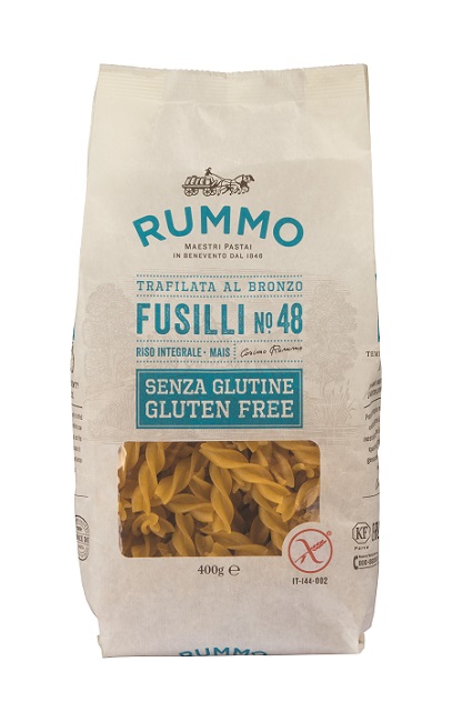 RUMMO FUSILLI N48 DI RISO INTEGRALE E MAIS 400 G - goldeneffe.it