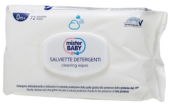 MISTER BABY SALVIETTE DETERGENTI 72 PEZZI - goldeneffe.it