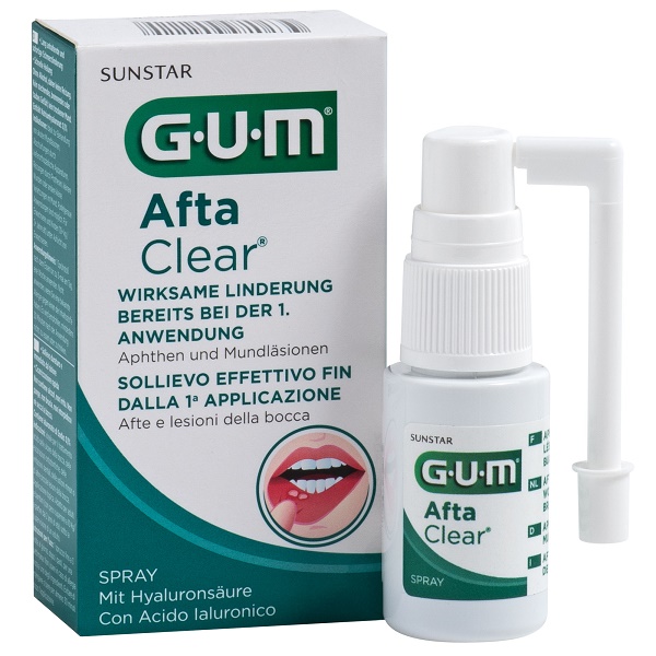 GUM AFTACLEAR SPRAY 15 ML - goldeneffe.it