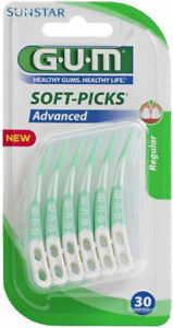 GUM SOFT-PICKS ADVANCED 30 PEZZI - goldeneffe.it
