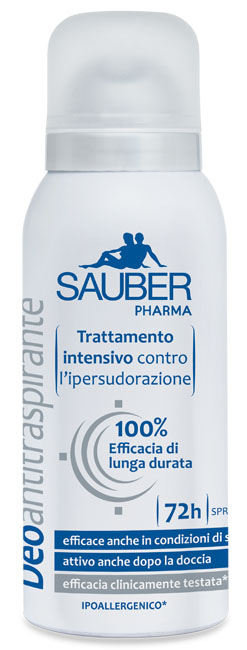 SAUBER ANTITRASPIRANTE 72 ORE SPRAY - goldeneffe.it