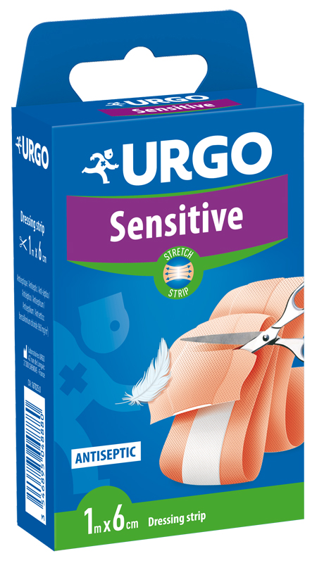 CEROTTO DA TAGLIARE URGO SENSITIVE STRETCH MT 1 X 6 CM - goldeneffe.it