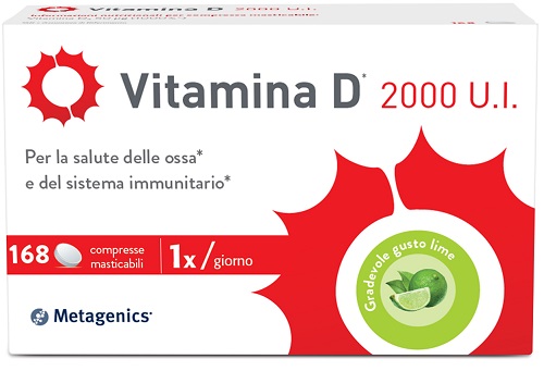 VITAMINA D 2000 UI 168 COMPRESSE MASTICABILI - goldeneffe.it