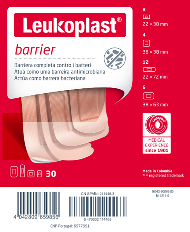 LEUKOPLAST BARRIER 30 PEZZI ASSORTITI - goldeneffe.it