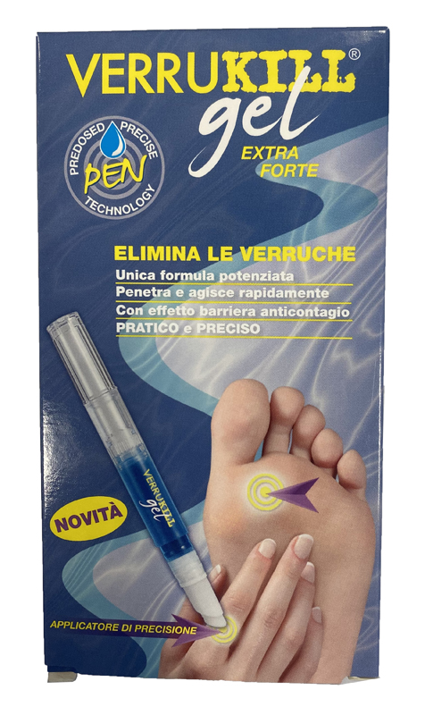 VERRUKILL GEL RIMOZIONE VERRUCHE 2 ML - goldeneffe.it