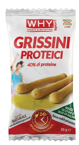 WHYNATURE GRISSINI PROTEICI NATURALE 30 G - goldeneffe.it