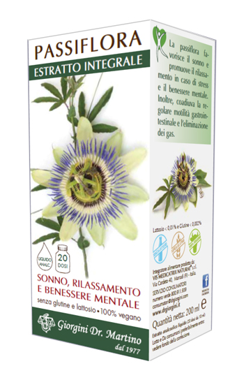 PASSIFLORA ESTRATTO INTEGRALE 200 ML - goldeneffe.it