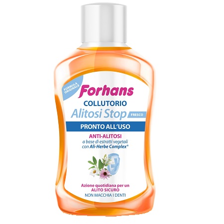 FORHANS ALITOSI STOP COLLUTORIO 500 ML - goldeneffe.it
