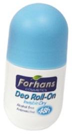 FORHANS COSMETIC ROLL-ON INVISIBLE DRY 50 ML - goldeneffe.it