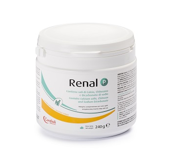 RENAL P MANGIME COMPLEMENTARE PER CANI E GATTI BARATTOLO 240 G - goldeneffe.it