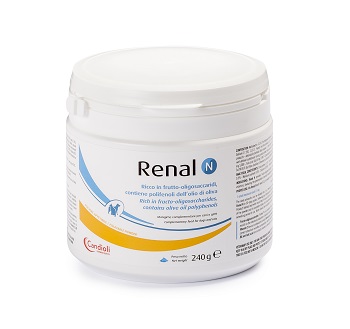 RENAL N MANGIME COMPLEMENTARE PER CANI E GATTI BARATTOLO 240 G - goldeneffe.it