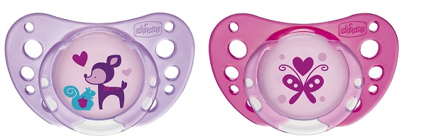 CHICCO SUCCHIETTO AIR GIRL IN CAUCCIU' 6-16 MESI 2 PEZZI - goldeneffe.it