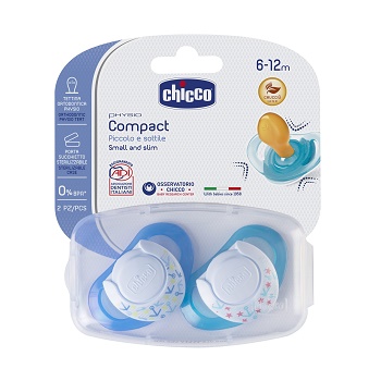 CHICCO SUCCHIETTO COMPACT BOY S6-16 MESI 2 PEZZI - goldeneffe.it