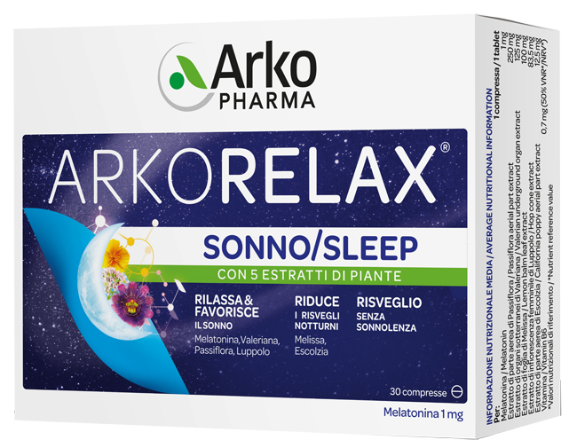 ARKORELAX SONNO 30 COMPRESSE - goldeneffe.it
