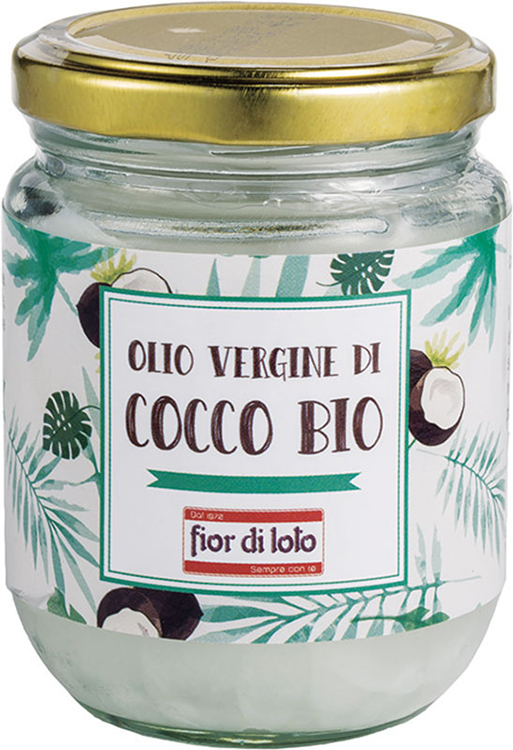 FIOR DI LOTO OLIO VERGINE DI COCCO BIO 200 ML - goldeneffe.it