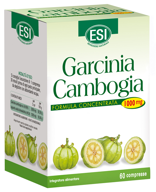 ESI GARCINIA CAMBOGIA 1000 MG 60 COMPRESSE - goldeneffe.it