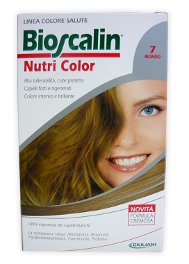 BIOSCALIN NUTRI COLOR 7 BIONDO SINCROB 124 ML - goldeneffe.it