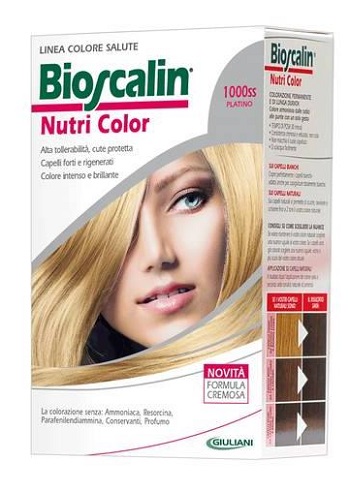 BIOSCALIN NUTRI COLOR 1000SS PLATINO SINCROB 124 ML - goldeneffe.it