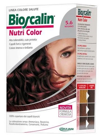 BIOSCALIN NUTRI COLOR 5,6 MOGANO SINCROB 124 ML - goldeneffe.it