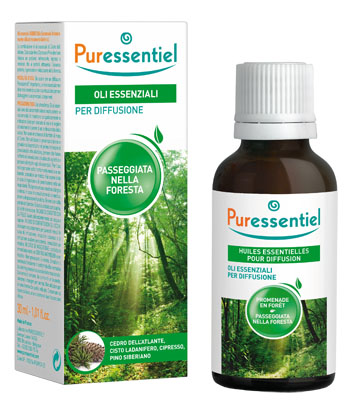 PURESSENTIEL MISCELA PASSEGGIATA FORESTA PER DIFFUSIONE 30 ML - goldeneffe.it