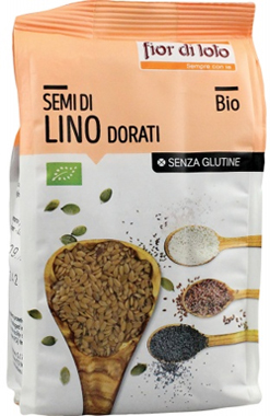 SEMI LINO DORATI SENZA GLUTINE BIO 400 G - goldeneffe.it