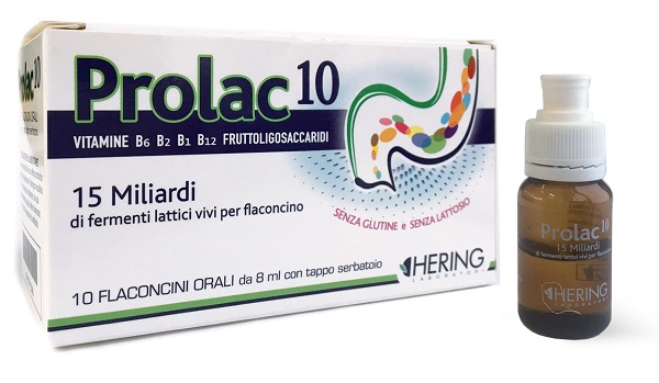 PROLAC10 FERMENTI LATTICI 15 MILIARDI 10 FLACONCINI 8 ML - goldeneffe.it