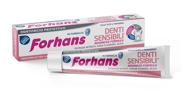 FORHANS SP DENTIFRICIO DENTI SENSIBILI ADVANCED 75 ML - goldeneffe.it