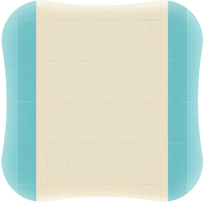 MEDICAZIONE SPECIALE ATTIVA CON IDROCOLLOIDE CON BORDI SMUSSATI COMFEEL PLUS 10X10 CM 10 PEZZI - goldeneffe.it