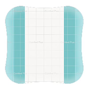 MEDICAZIONE SPECIALE ATTIVA TRASPARENTE CON IDROCOLLOIDE COMFEEL PLUS 10X10 CM 10 PEZZI - goldeneffe.it