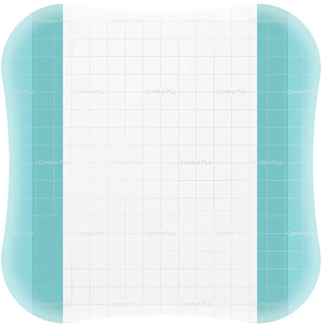 MEDICAZIONE SPECIALE ATTIVA TRASPARENTE CON IDROCOLLOIDE COMFEEL PLUS 20X20 CM 5 PEZZI - goldeneffe.it