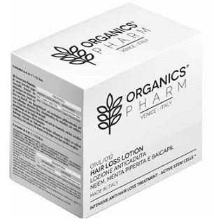 ORGANICS PHARM HAIR LOSS LOTION NEEM OIL-PEPPERMINT-BAICAPIL 12 FIALE DA 6 ML - goldeneffe.it