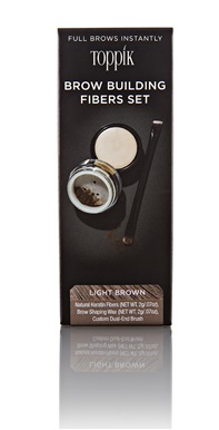 BROW BUILDING FIBER SET LIGHT BROWN CASTANO CHIARO - goldeneffe.it