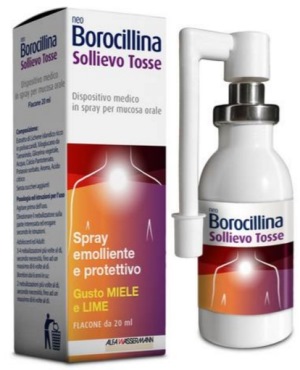 NEOBOROCILLINA SOLLIEVO TOSSE SPRAY 20 ML - goldeneffe.it