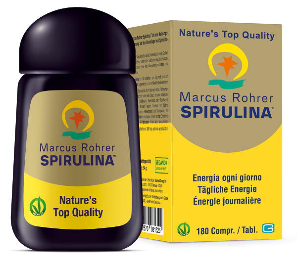 SPIRULINA MARCUS ROHRER 180 COMPRESSE - goldeneffe.it