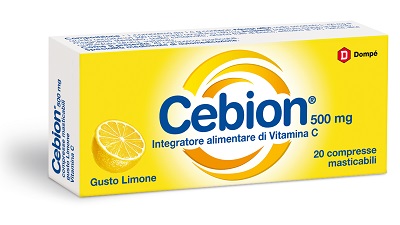 CEBION MASTICABILE LIMONE VITAMINA C 500 MG 20 COMPRESSE - goldeneffe.it